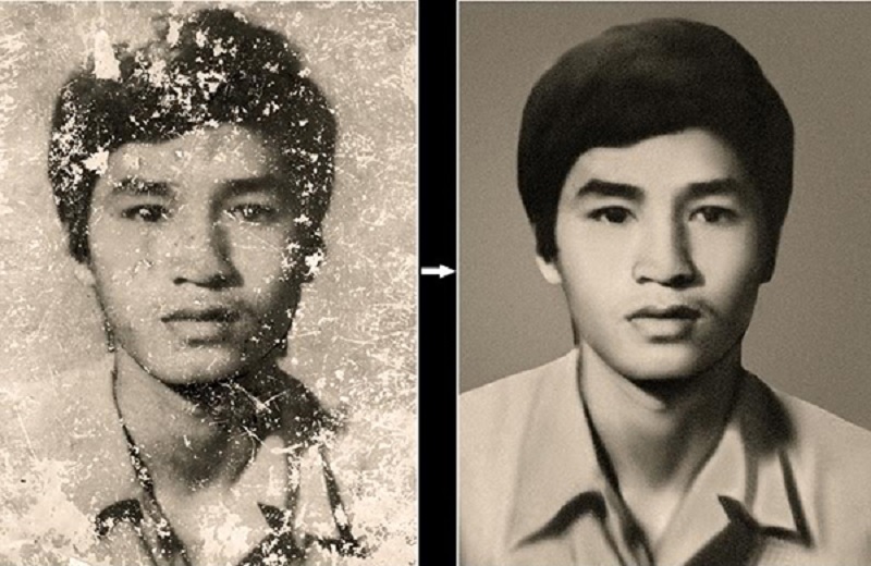 Ghép ảnh – Phục chế ảnh cũ theo yêu cầu chỉnh đến khi ưng