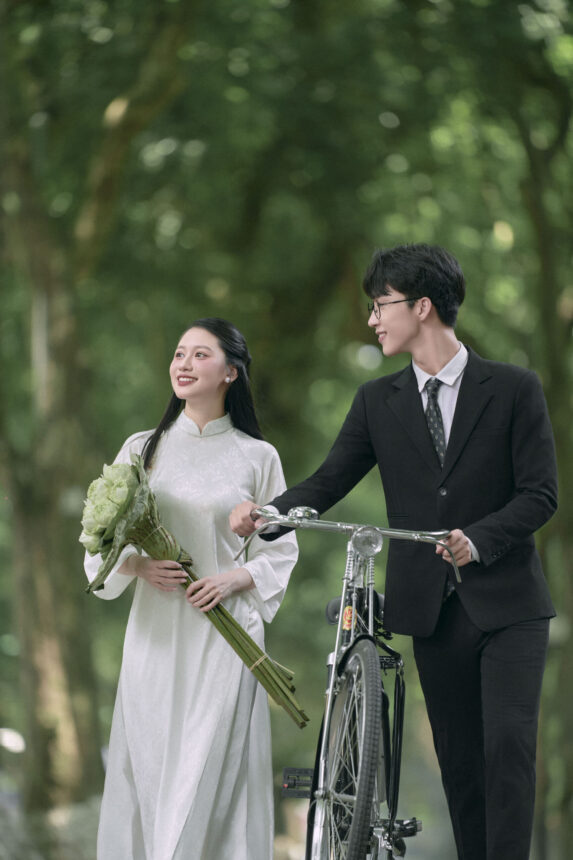 Chụp ảnh couple áo dài 2026 – Lưu giữ khoảnh khắc ngọt ngào