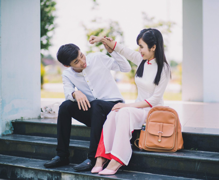 Chụp ảnh couple áo dài 2026 – Lưu giữ khoảnh khắc ngọt ngào