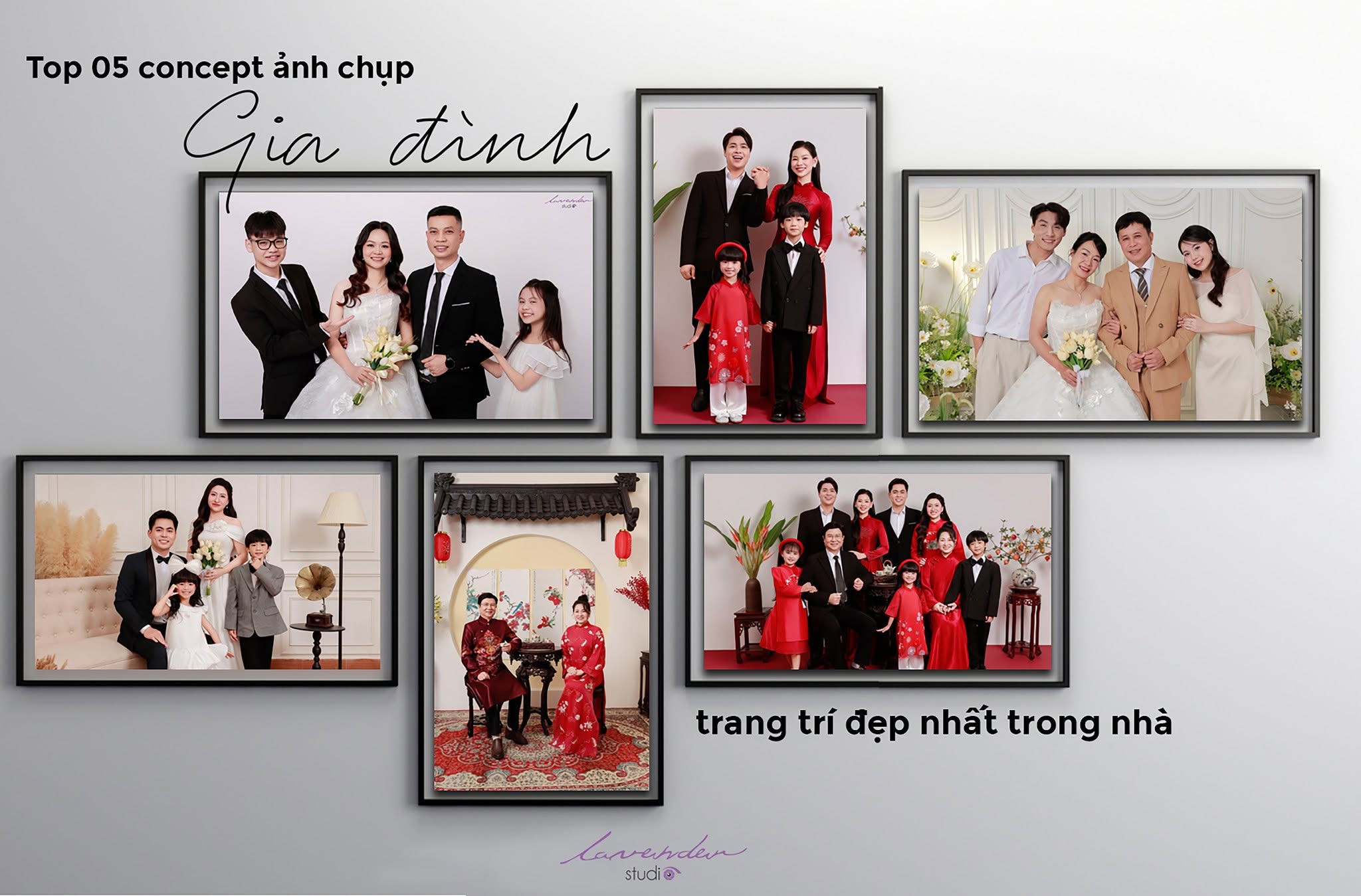 Chụp ảnh gia đình tại studio: sang trọng và hiện đại Chụp ảnh gia đình tại studio: sang trọng và hiện đại