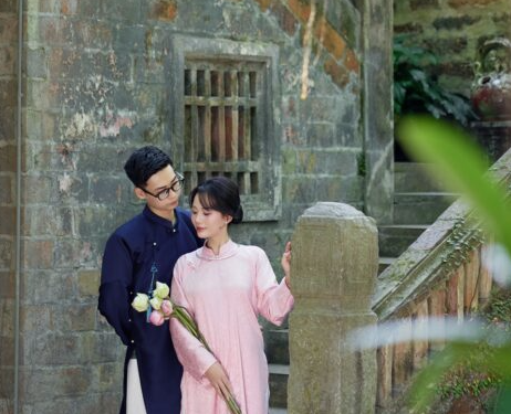 Chụp ảnh couple áo dài 2026 – Lưu giữ khoảnh khắc ngọt ngào